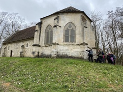 Cernoy le 18 Février 2023 chapelle en pleine forêt